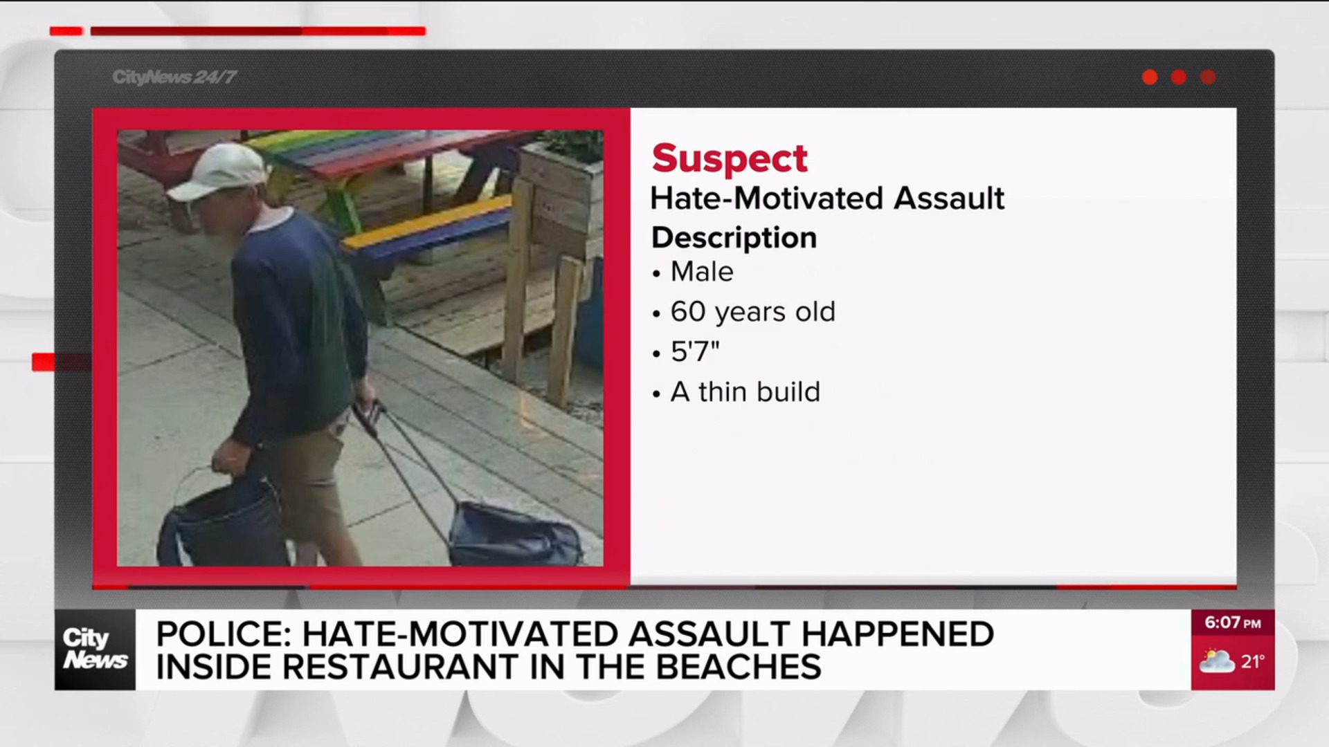 Toronto police seek suspect after alleged hate-motivated assault in restaurant