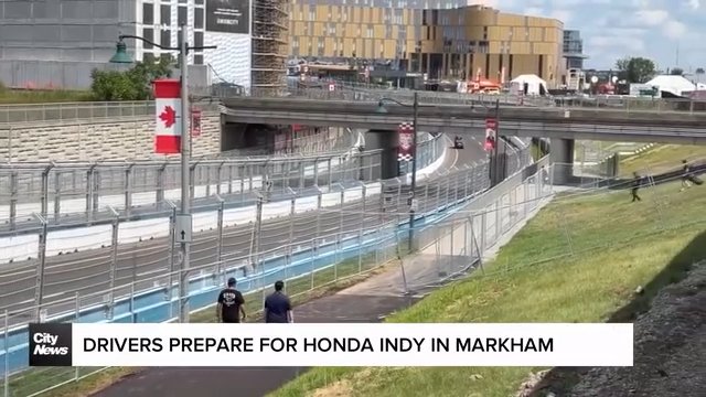 Racers prepare for Honda Indy on a new track in Markham