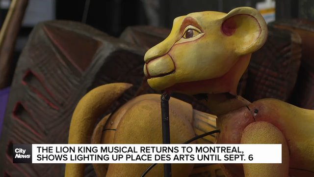 The Lion King roars back onto the Montreal stage