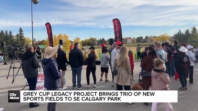 2026 Grey Cup Legacy project brings trio of new sports fields to SE Calgary park