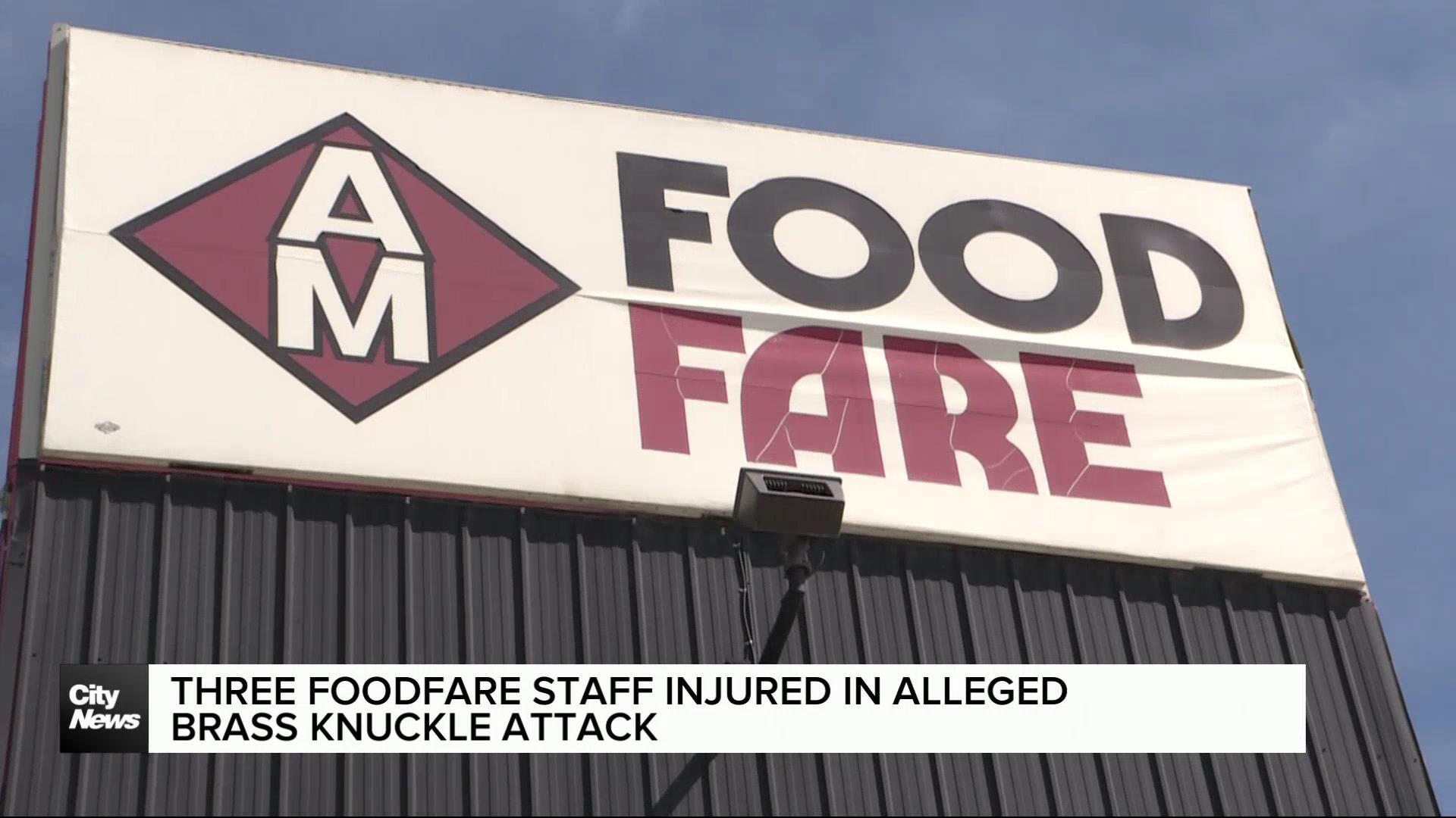 Brass knuckles recovered, three employees injured after Winnipeg Food Fare attack