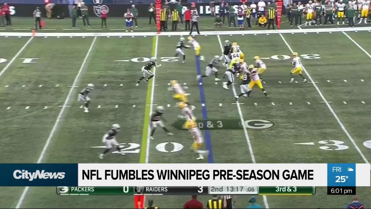 Bungled NFL pre-season game in Winnipeg creates 'a lot of disappointment'