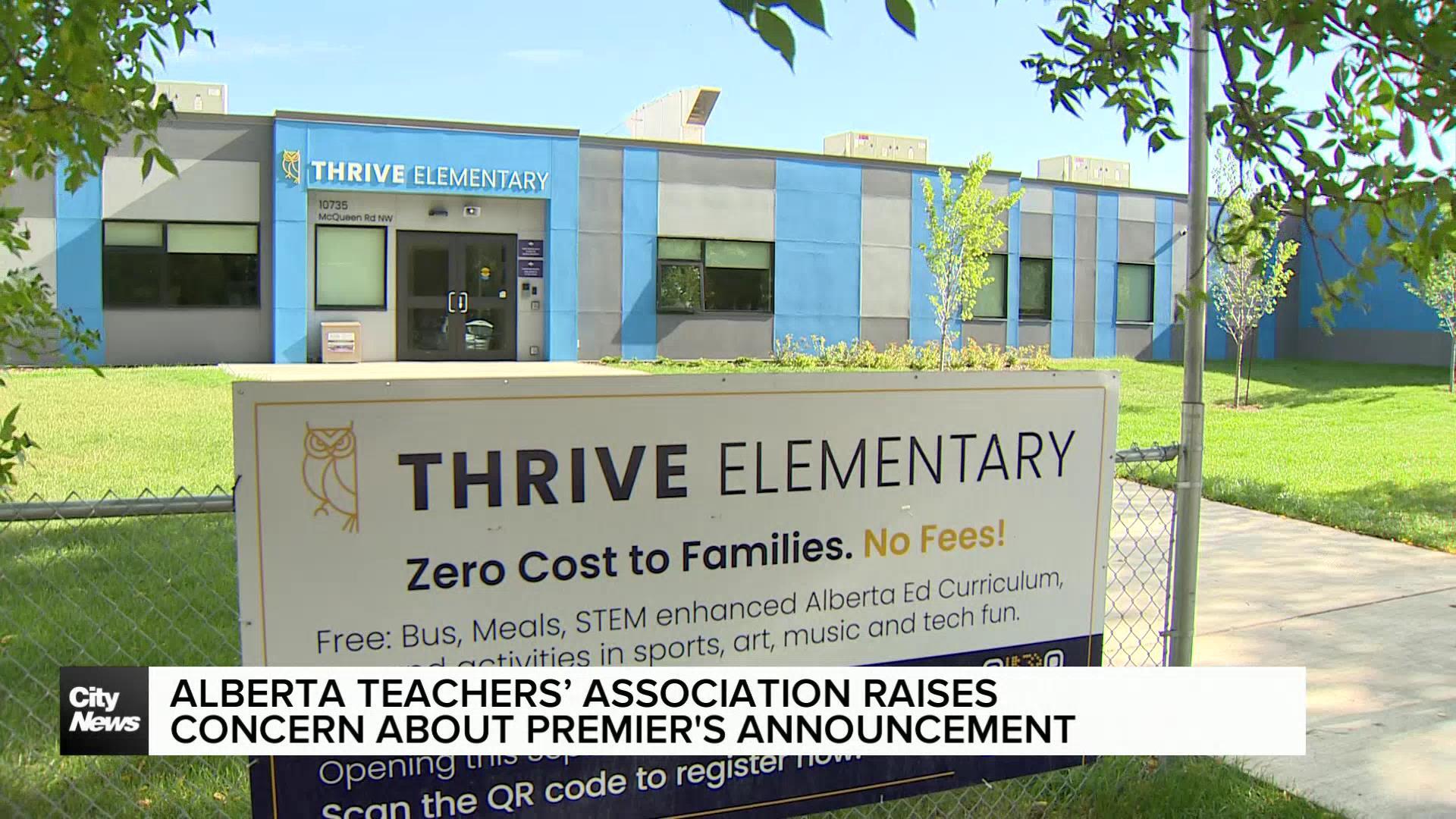 ATA concerned about Alberta’s funding charter schools