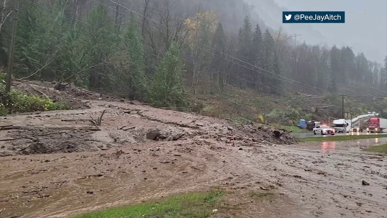 Storm Causes Severe Flooding And Landslides In British Columbia - Video ...