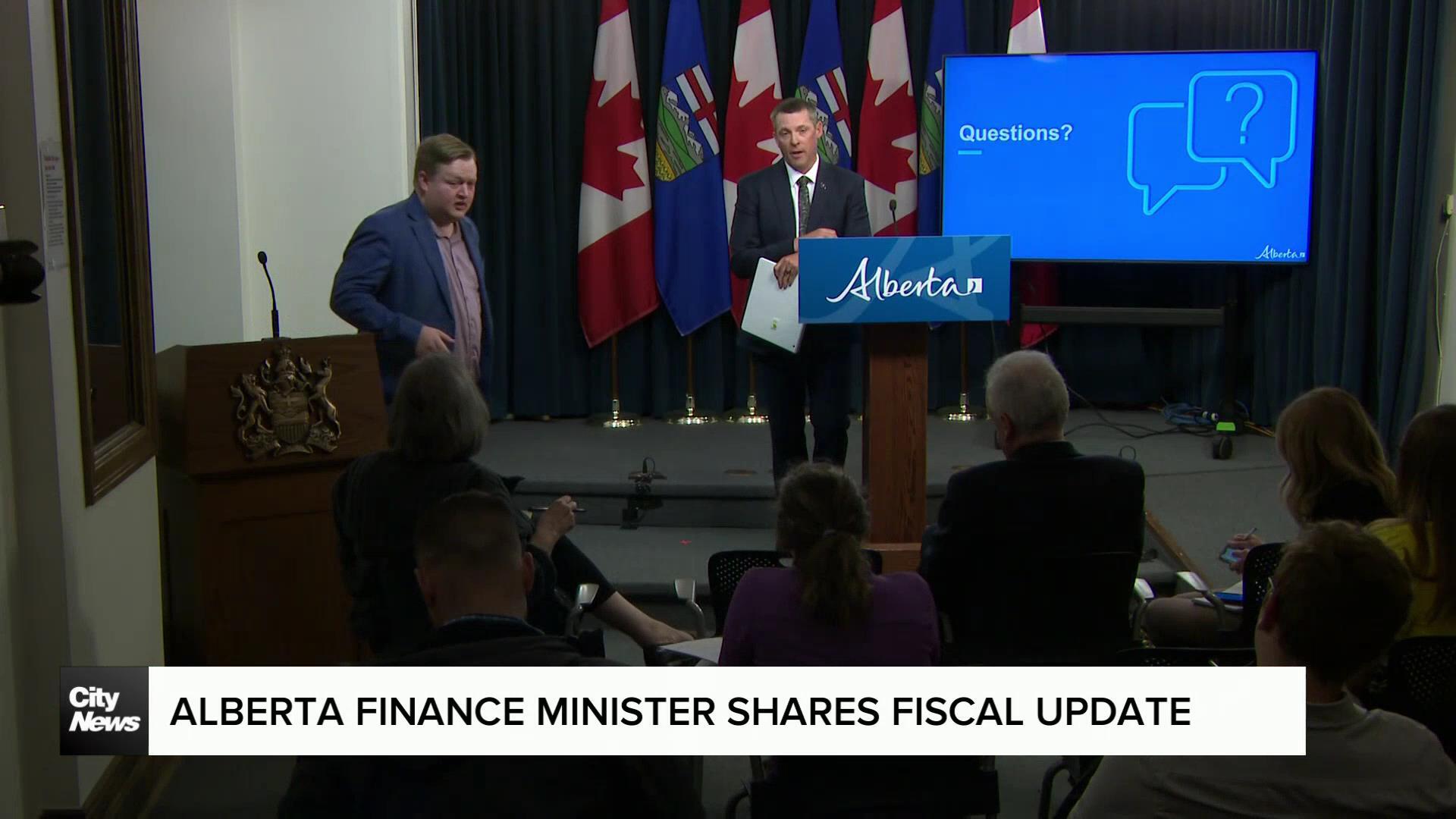 Alberta Finance Minister shares fiscal update
