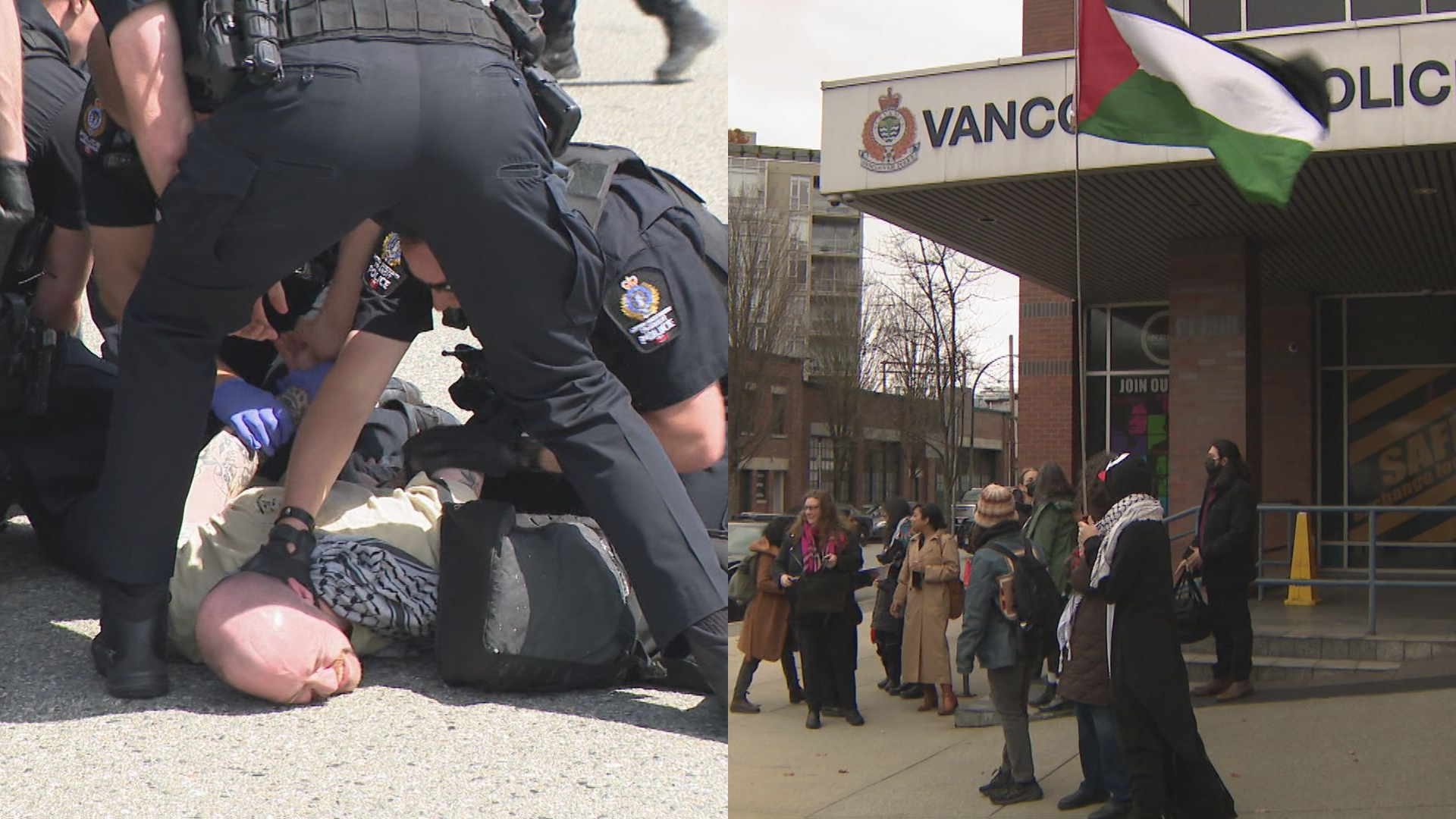 Pro-Palestinian supporters file complaint against Vancouver Police Department