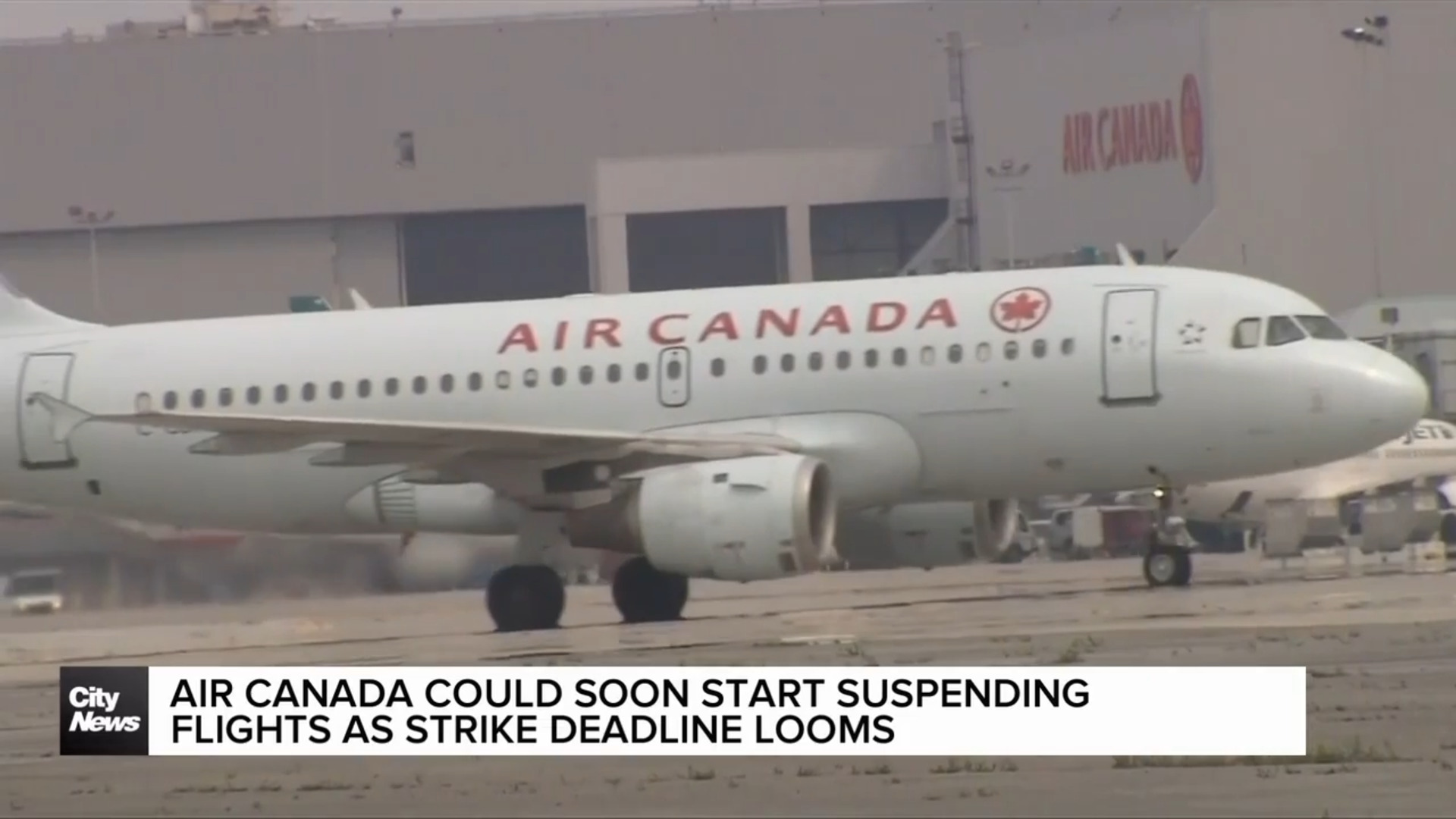 Air Canada could soon start suspending flights with strike deadline looming