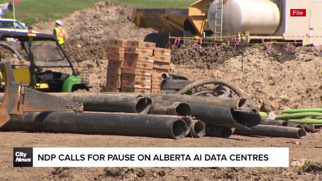 NDP calls for pause on Alberta AI data centres