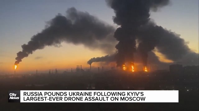 Ukraine launches largest-ever drone attack on Moscow amid elections