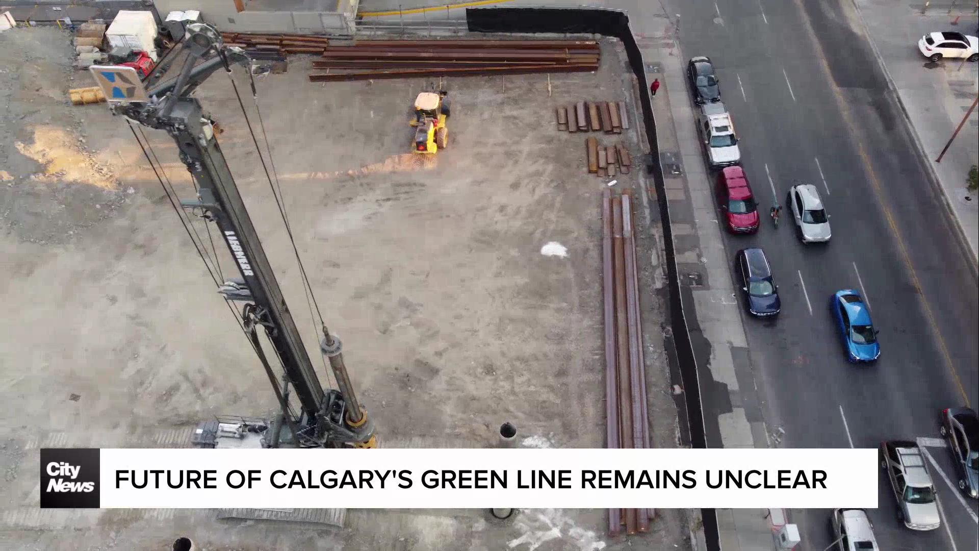 Future of Calgary’s Green Line remains unclear