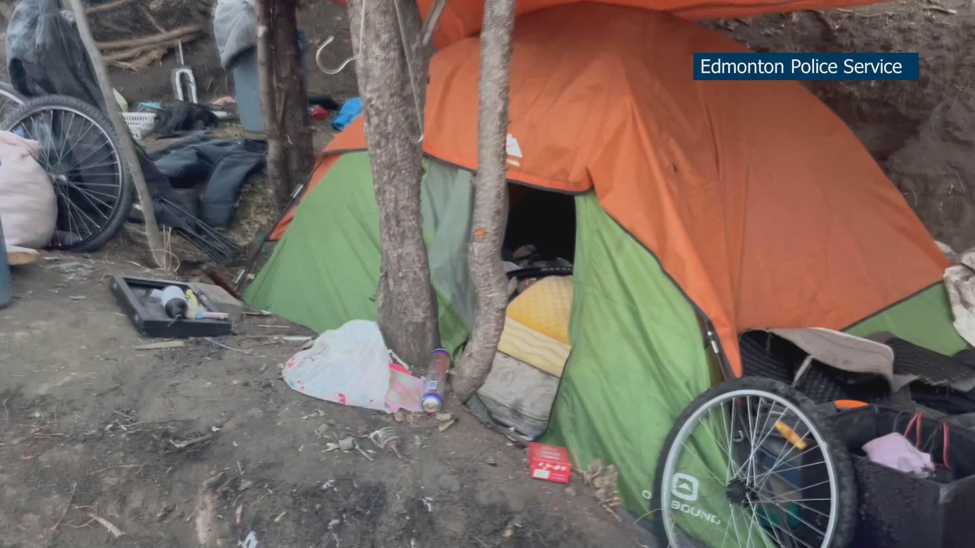 Edmonton Police release video of encampment safety risks to public, houseless individuals and first responders