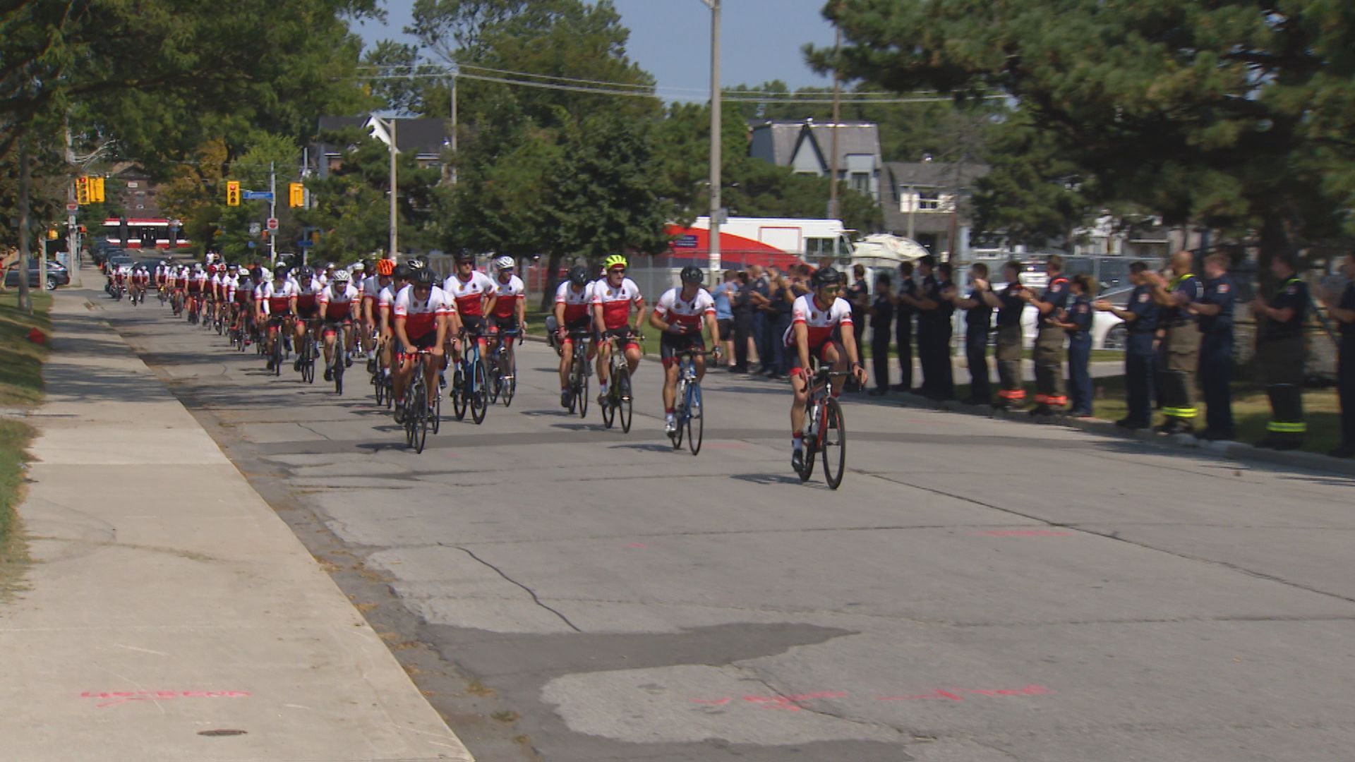 Riding to honour 154 fallen firefighters