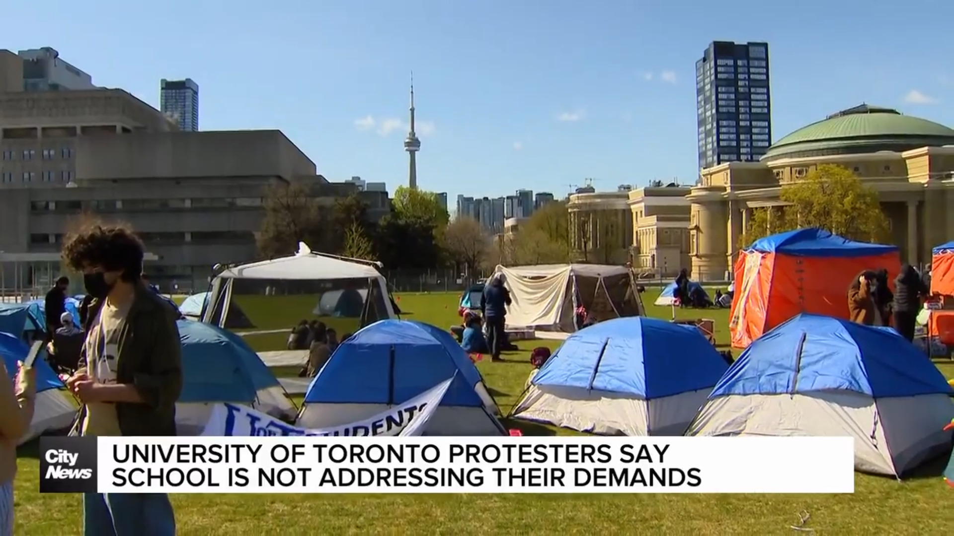 Pro-Palestinian protesters say no progress being made with U of T