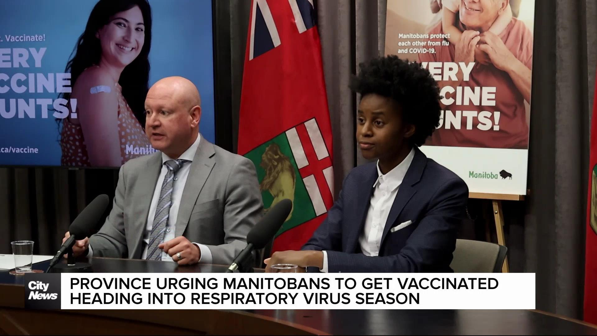 Province urging Manitobans to get vaccinated ahead of respiratory virus season