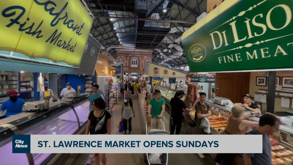 St. Lawrence Market opens Sundays for first time