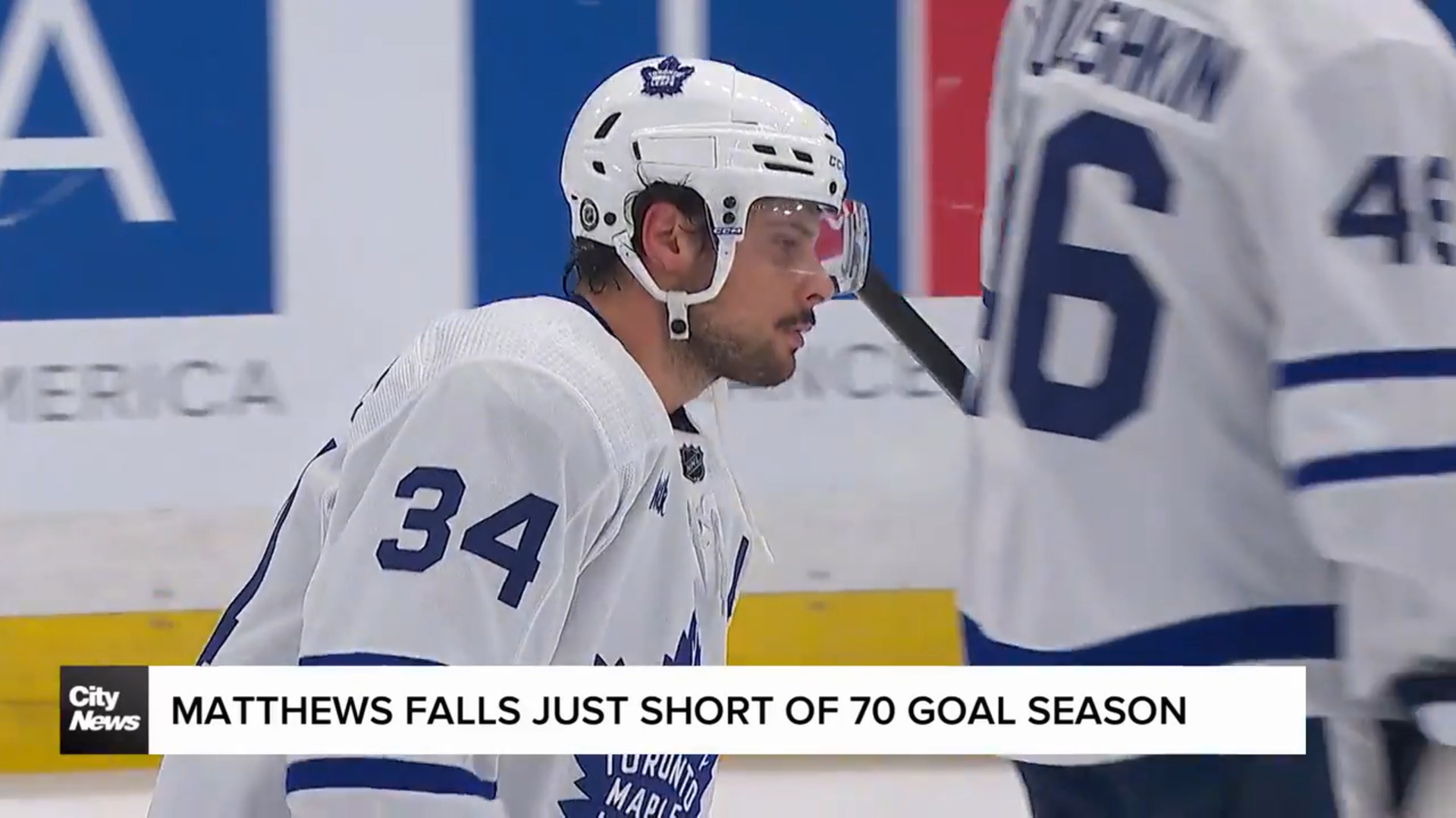 "I wanted it" Leafs' Matthews on 70-goal season