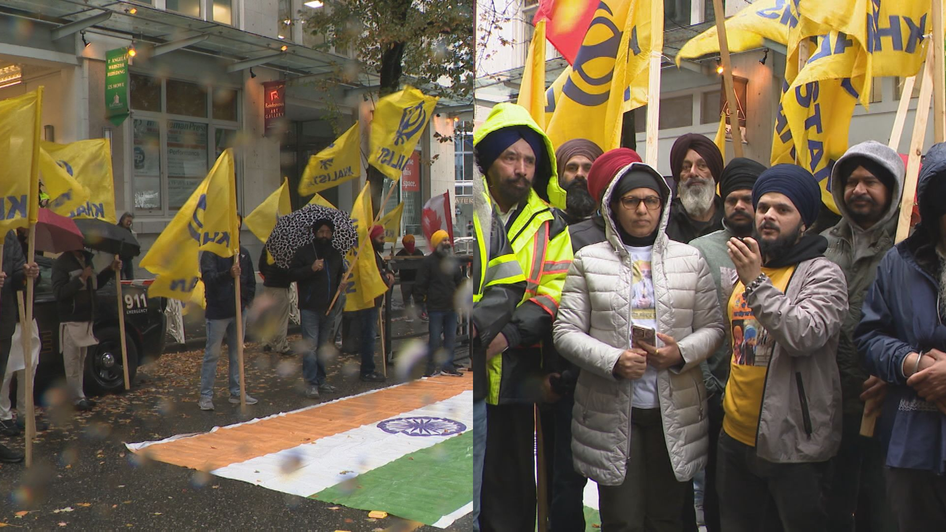 Sikh community rallies at India's Vancouver consulate amid foreign interference allegations