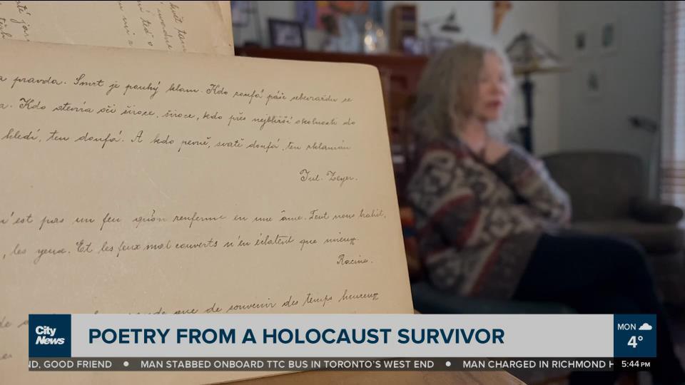 Poetry from a Holocaust survivor wins a Juno | CityNews Toronto