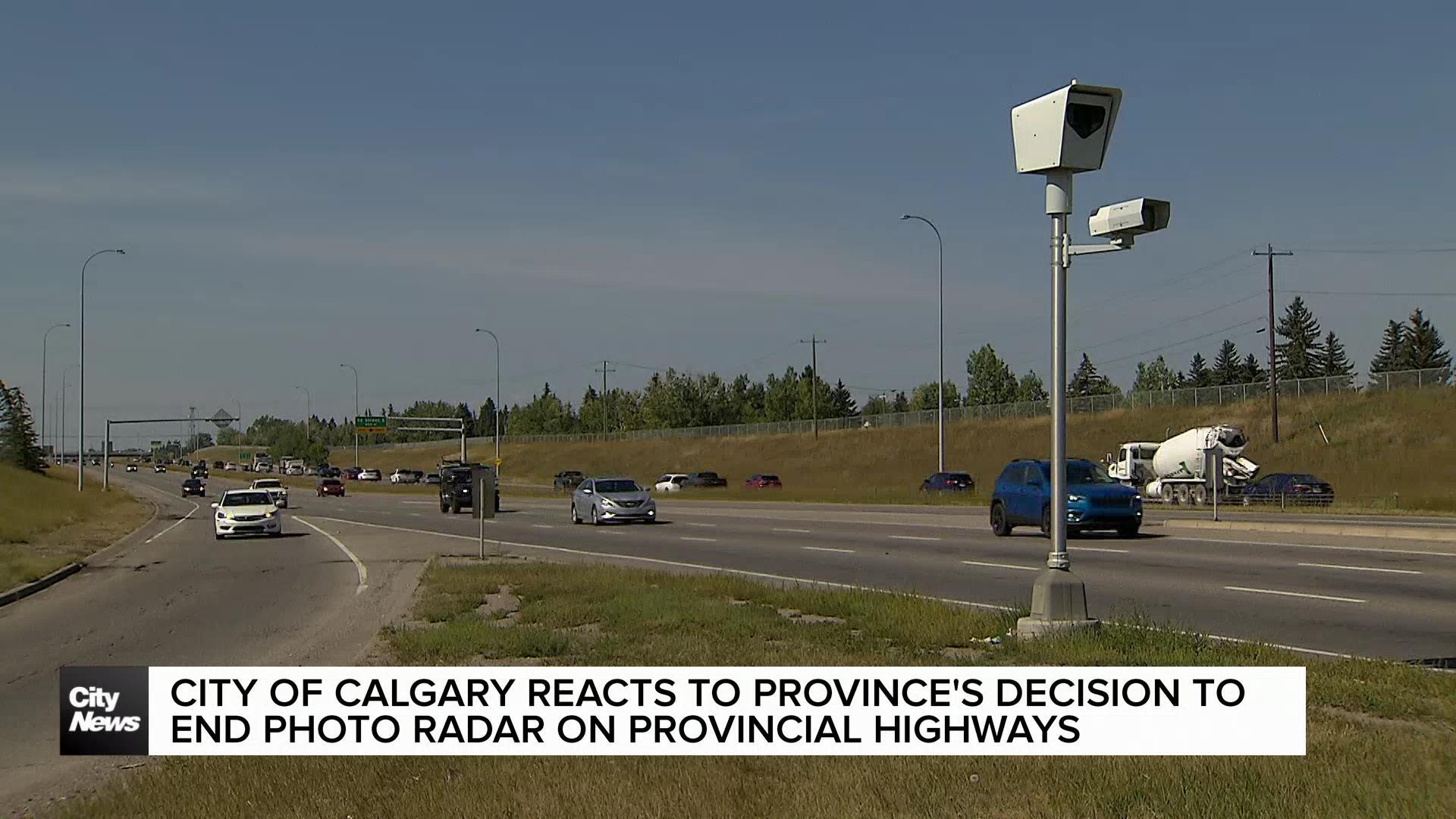 City of Calgary reacts to province's decision to end photo radar