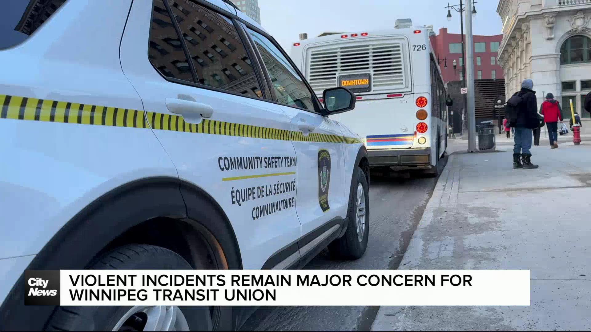 Violent incidents still major concern for Winnipeg Transit Union