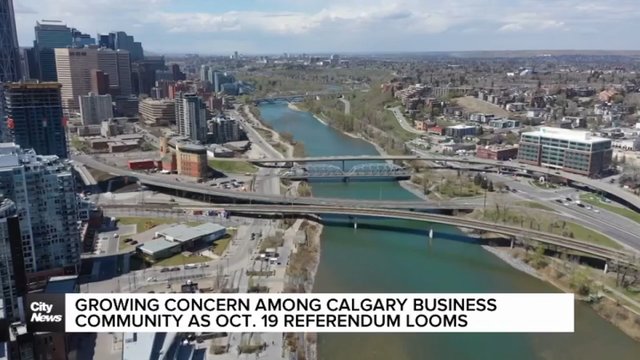 Growing concern among Calgary business community as Oct. 19 referendum looms