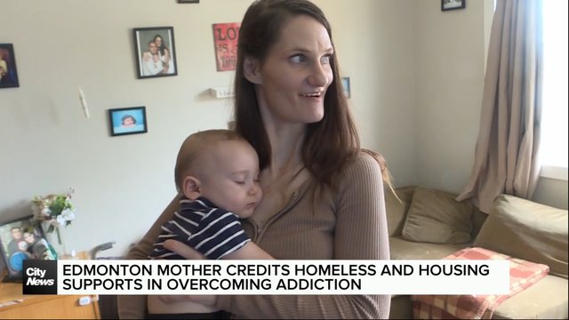 Edmonton mother credits homeless and housing supports in overcoming addiction