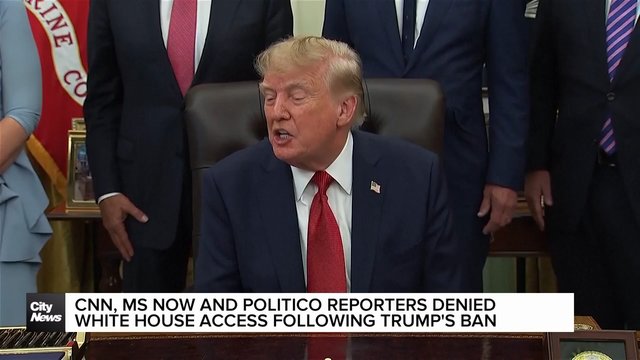 Journalists denied access to White House following Trump's ban