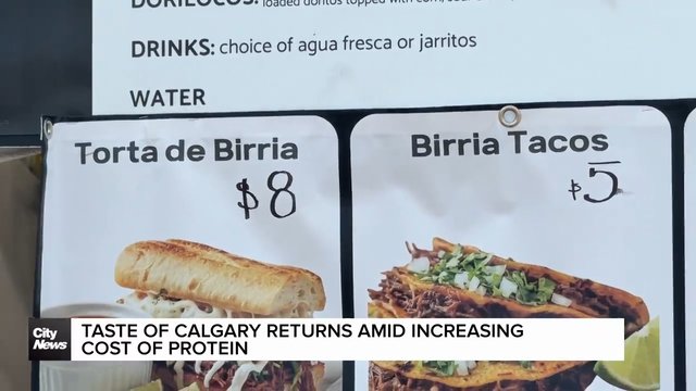 Taste of Calgary returns amid increasing cost of protein