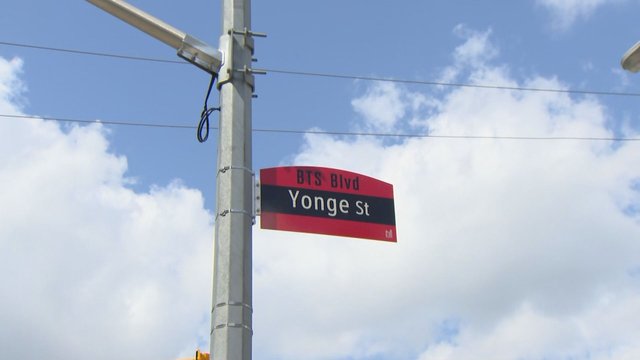 Koreatown North renames street 'BTS Boulevard' ahead of stadium shows