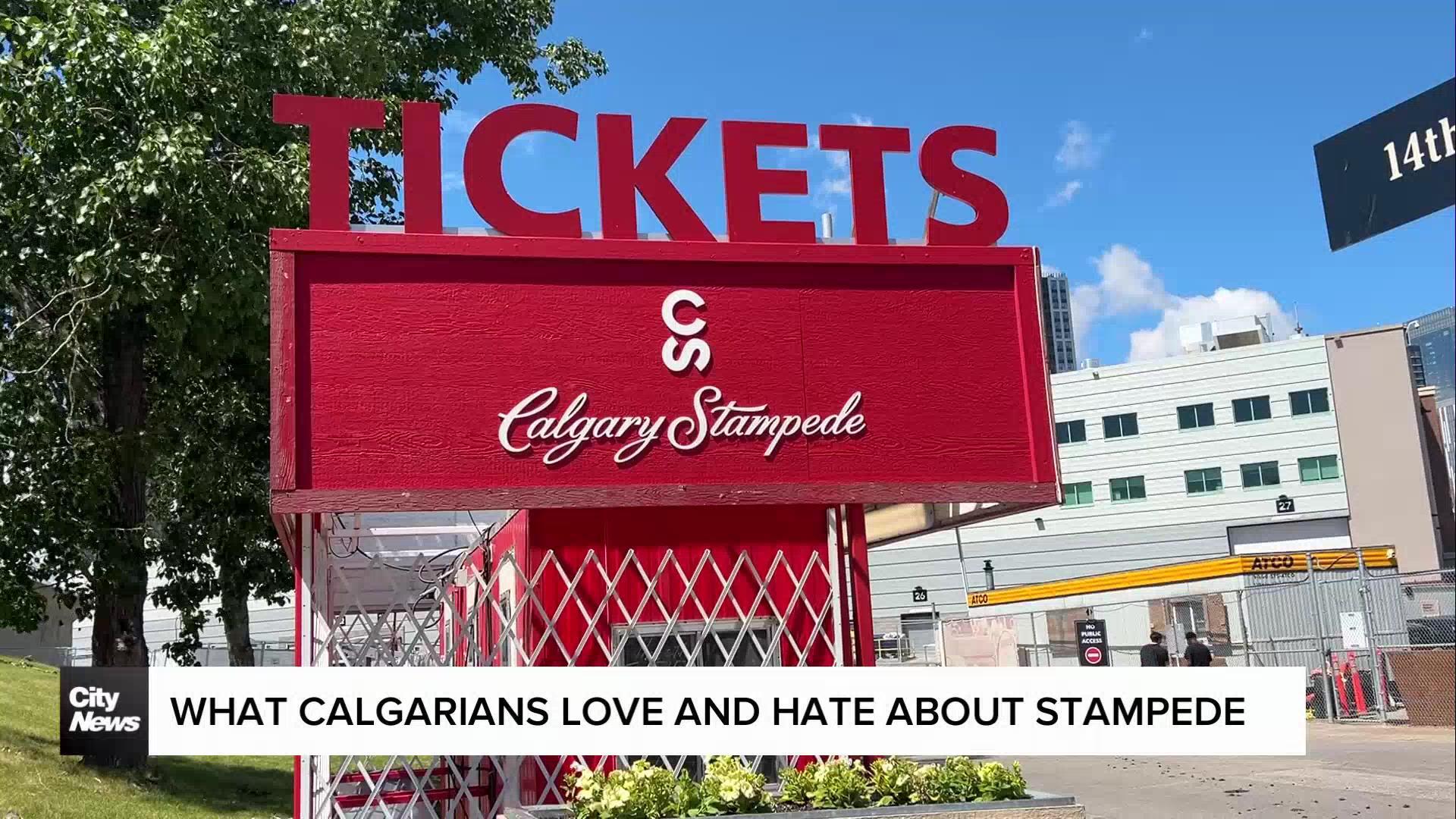 What Calgarians love and hate about Stampede