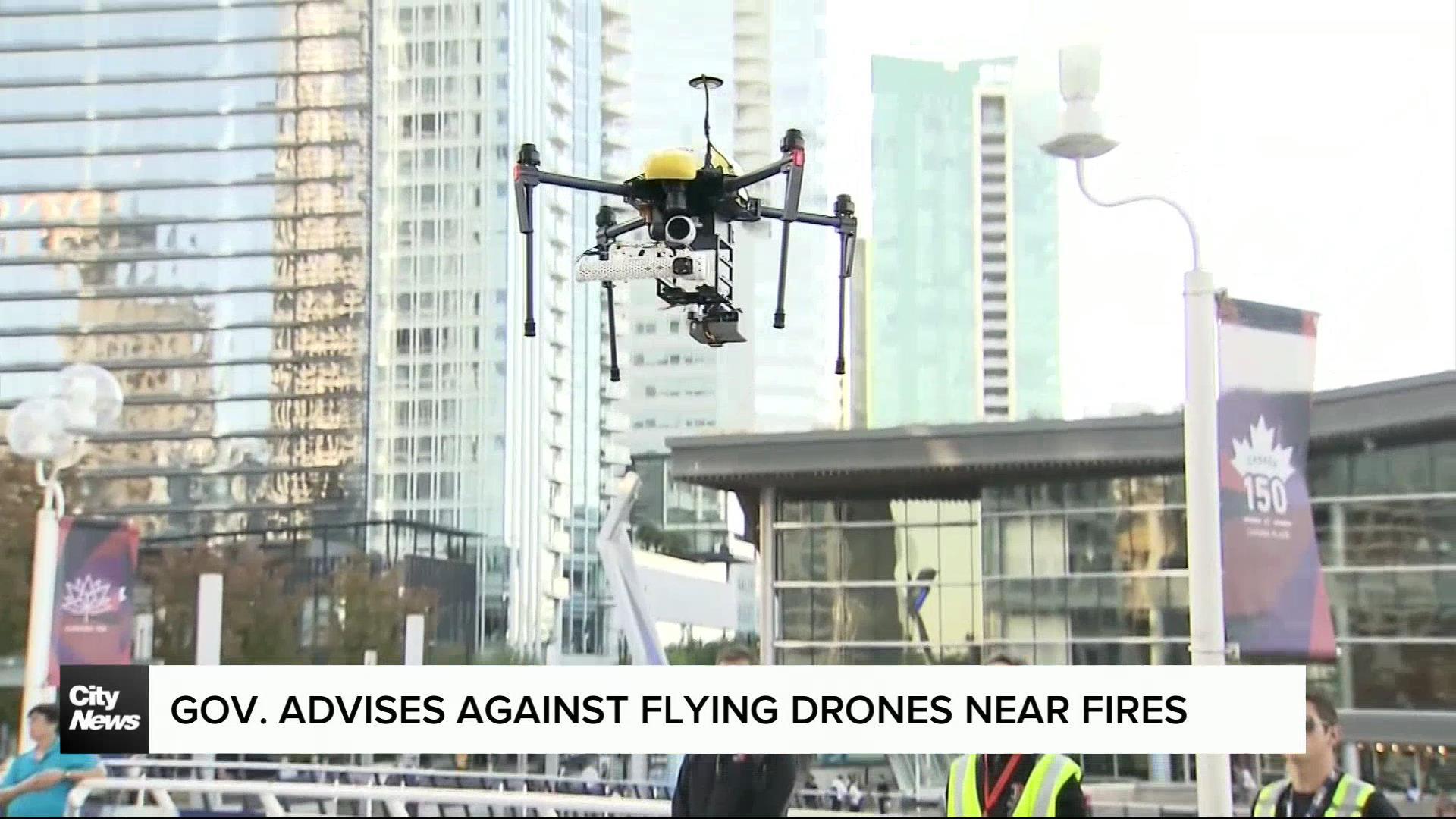 Province tells drone operators to steer clear from wildfires in Manitoba