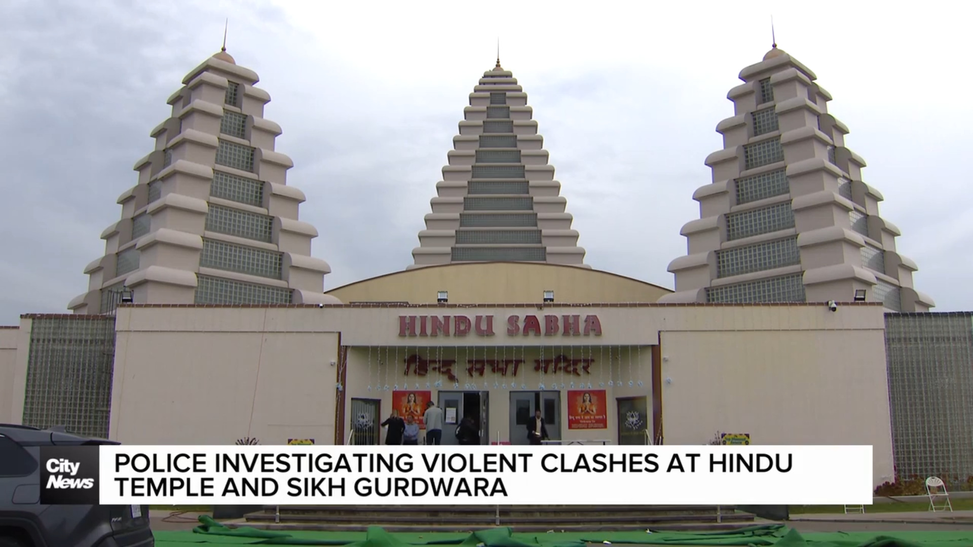 Peel police continue to investigate after violent protest at Hindu Temple