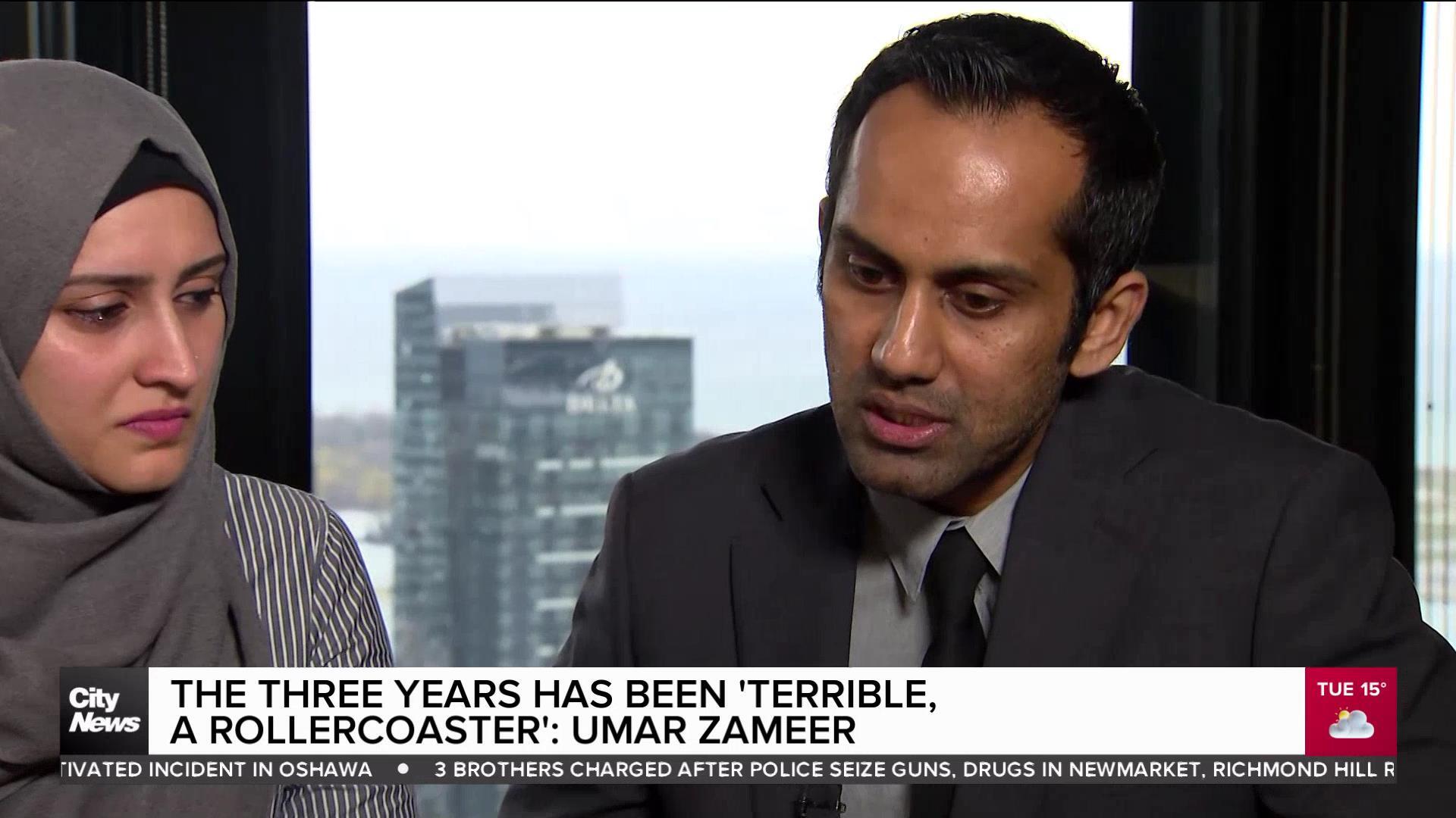 Last three years described as 'terrible' and 'a rollercoaster' for Umar Zameer