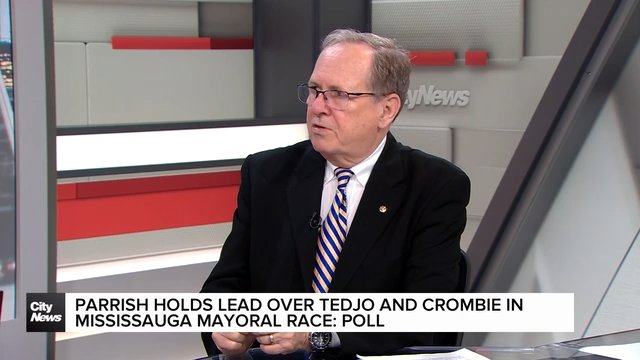 Parrish holds lead over Tedjo and Crombie in 2026 Mississauga mayoral race: poll
