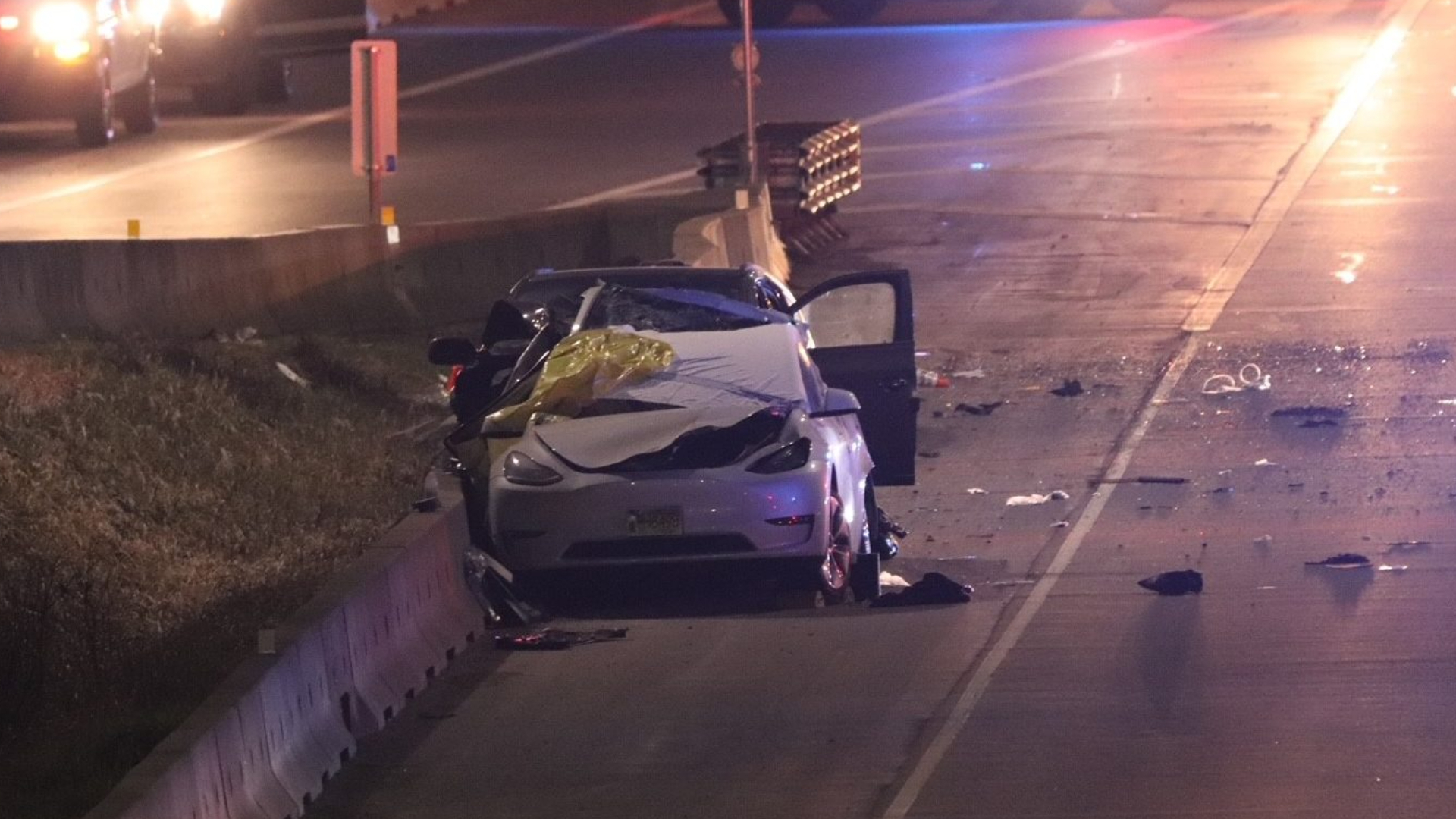 Highway 1 crash in Burnaby leaves young woman dead, two in critical condition