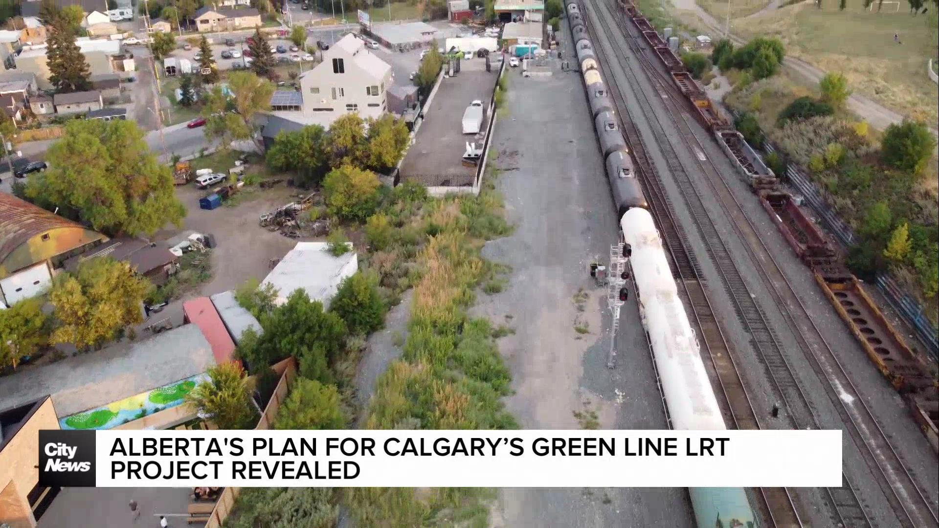 Alberta's plan for Calgary’s Green Line LRT project revealed