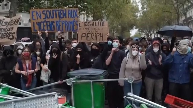France Changes Tactics as Protests Spread