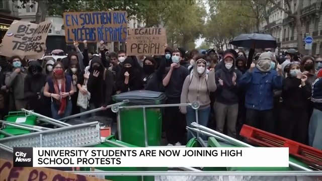 France Changes Tactics as Protests Spread