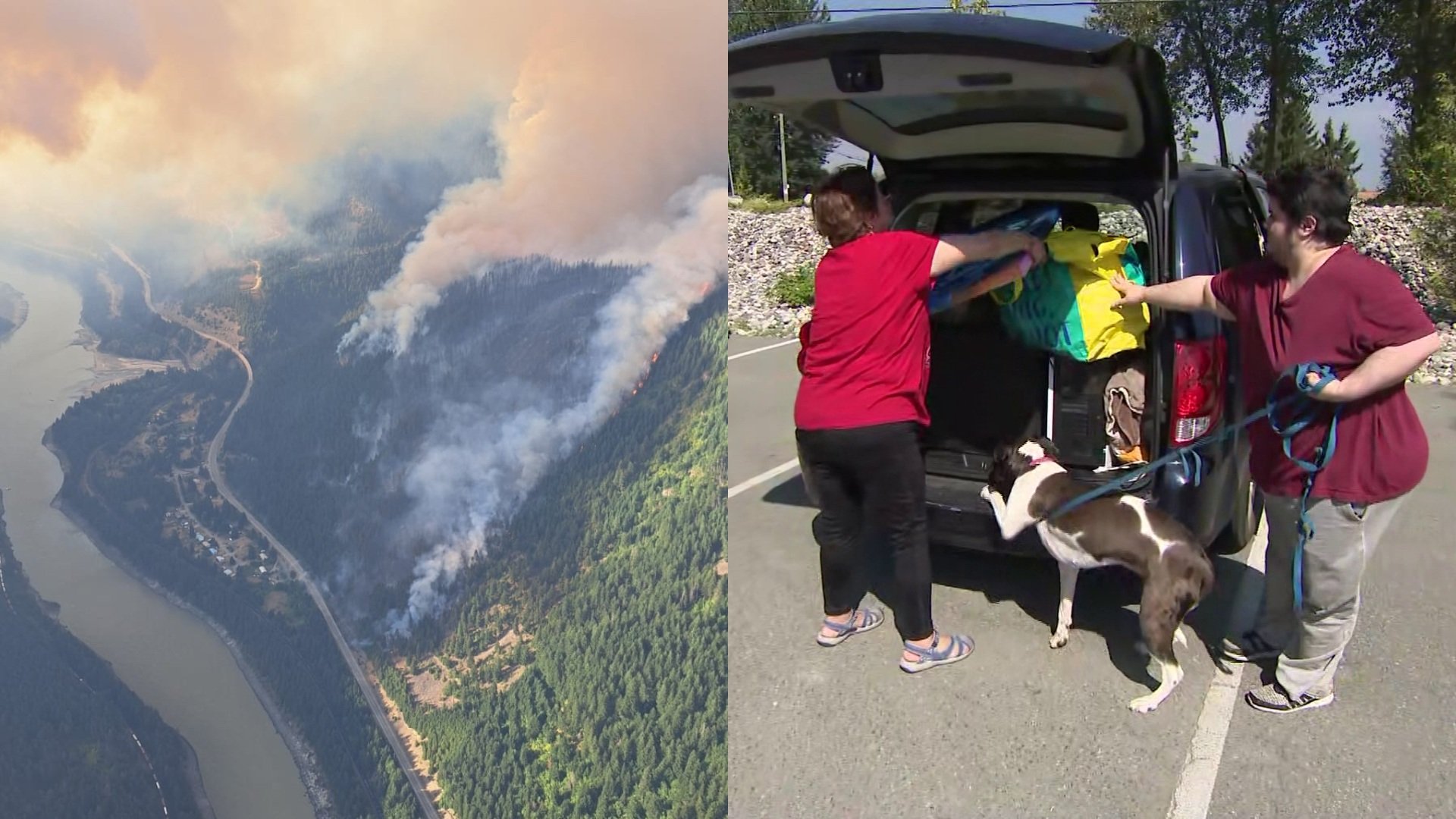 New out-of-control fire near Boston Bar forces more evacuations