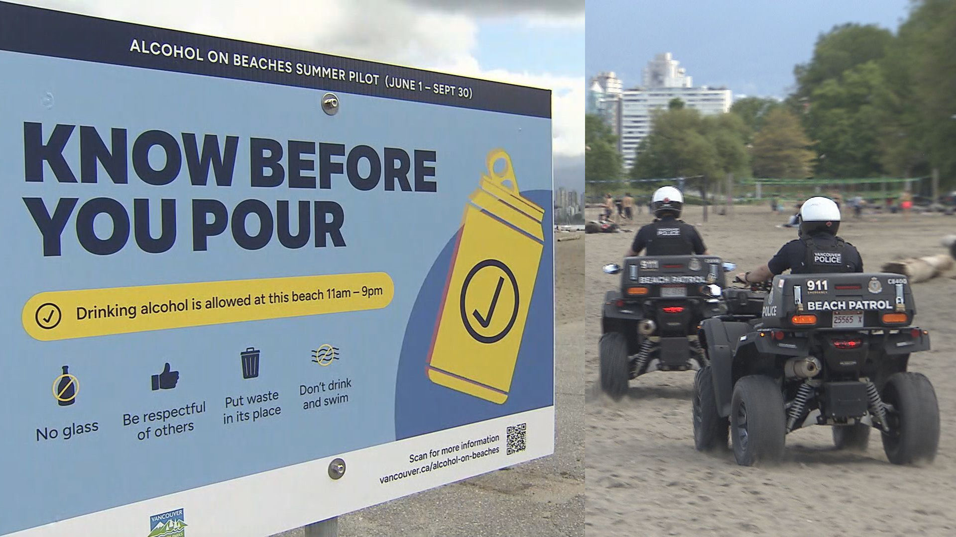 Alcohol consumption re-pilot to launch at seven Vancouver beaches June 1