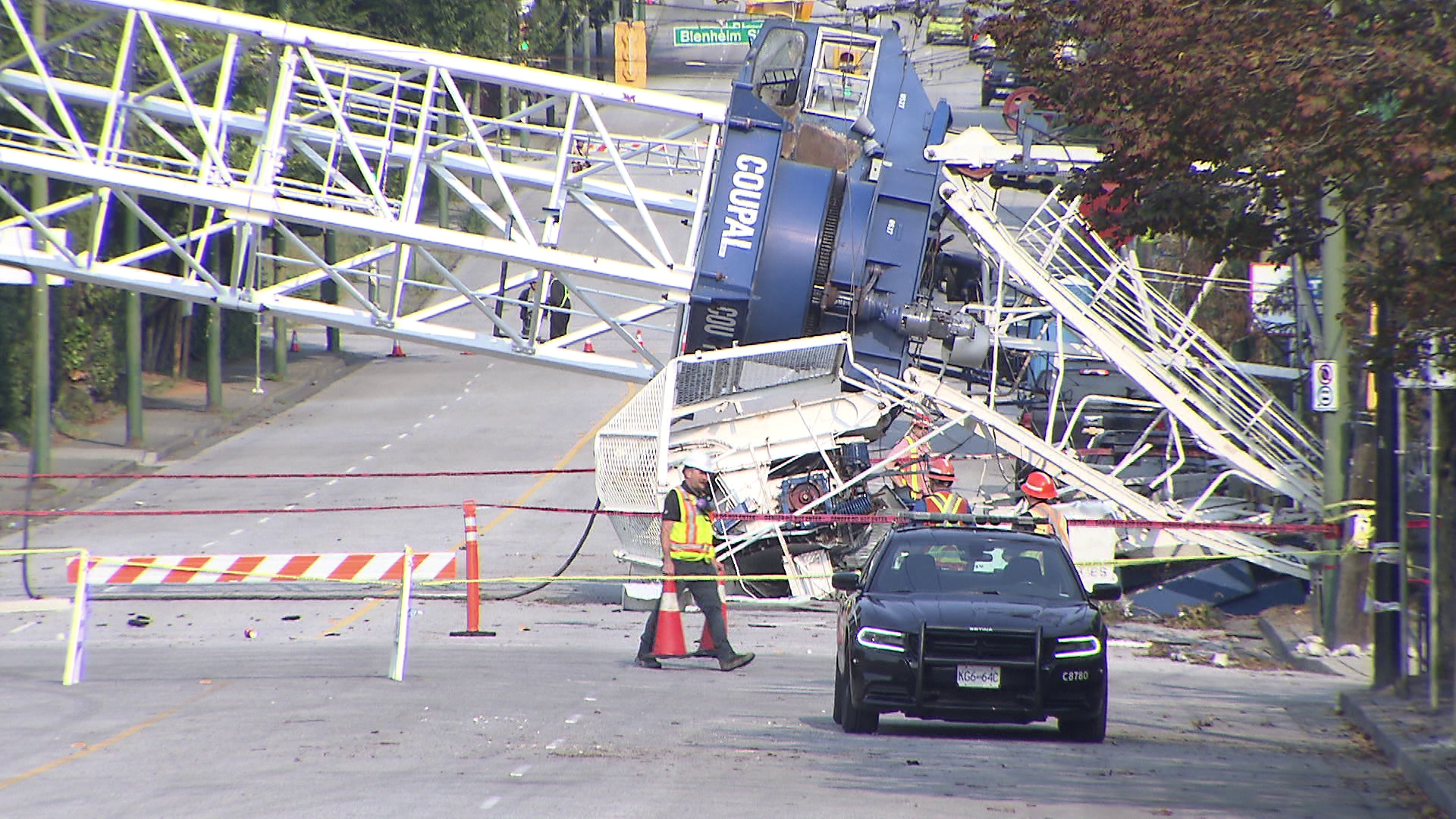 Demolition crews begin work at site of Dunbar-Southlands fire