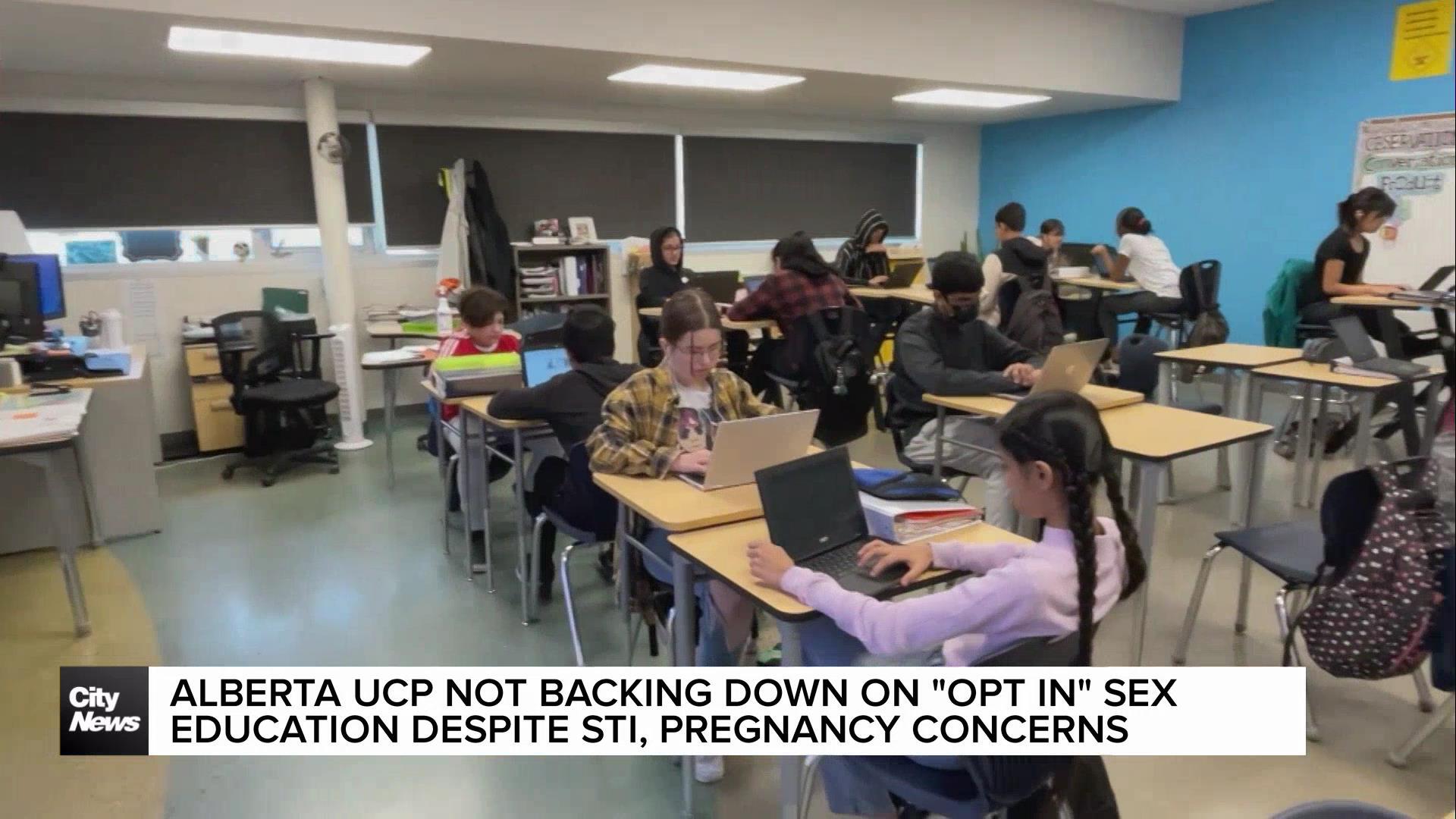 UCP moving ahead with “opt in” sex education