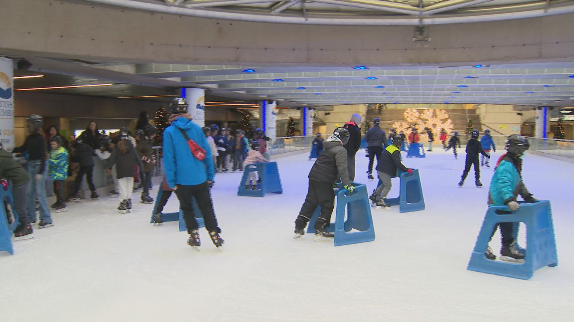 Robson Square ice rink opens for the season