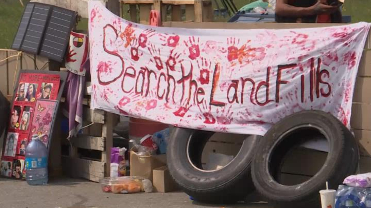 Brady Road landfill protesters say they are not leaving Video