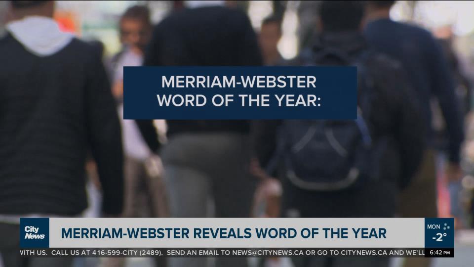 Merriam-Webster reveals 2023 Word of the Year