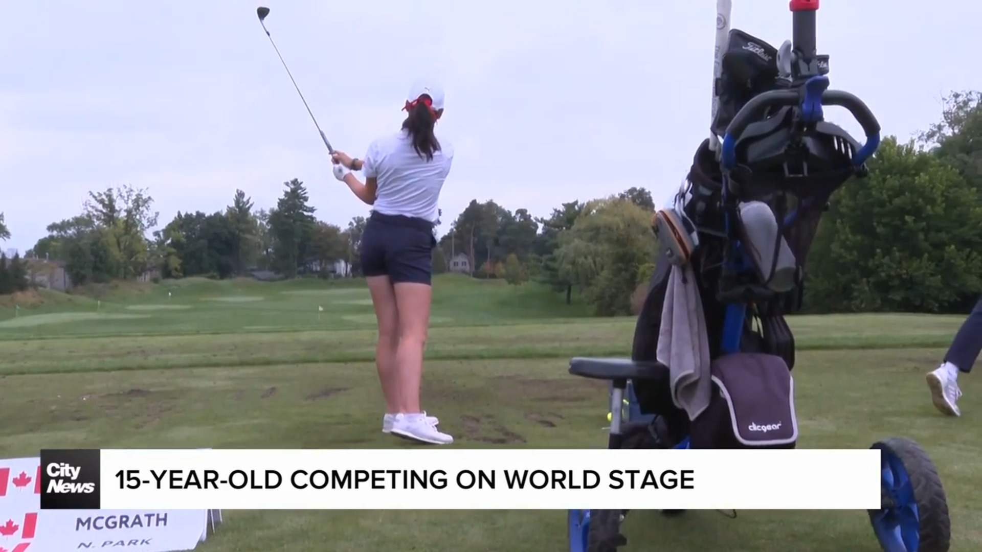 Teenage golfer making waves on the world stage