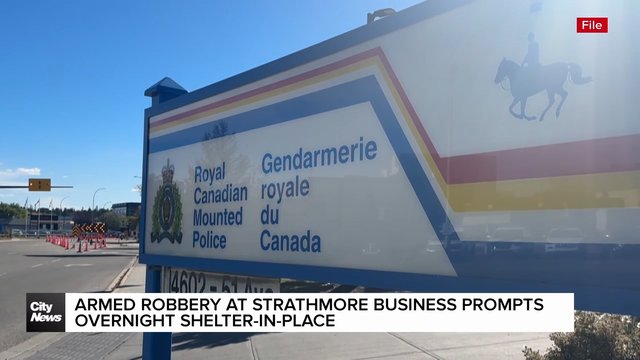 Armed robbery at Strathmore business prompts overnight shelter-in-place