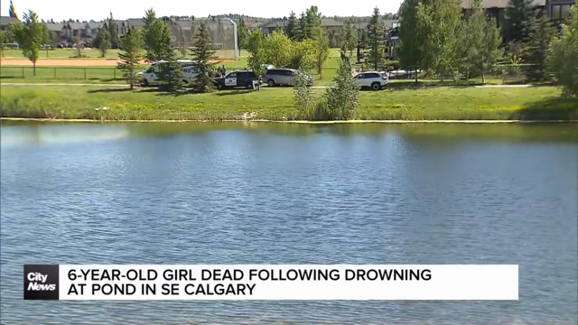 6-year-old girl dead following drowning at pond in SE Calgary