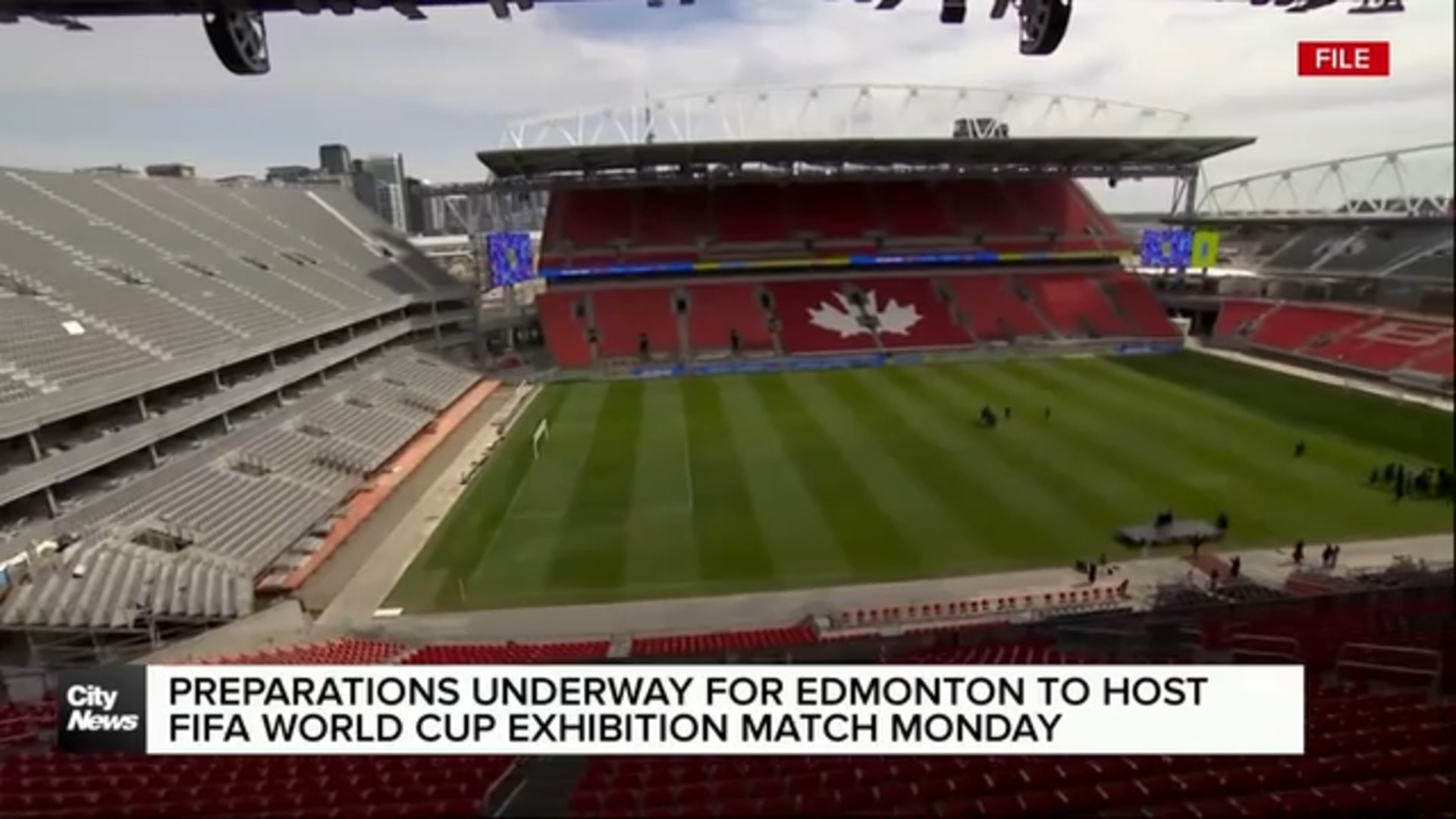 Edmonton getting prepped for FIFA World Cup Exhibition match Monday night