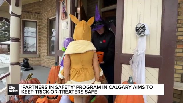 ‘Partners for Safety’ program in Calgary aims to keep trick-or-treaters safe